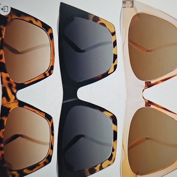 NWT Weewooday 4 Pair Trendy Retro Cat Eye Women's Shell Sunglasses - Picture 4 of 9